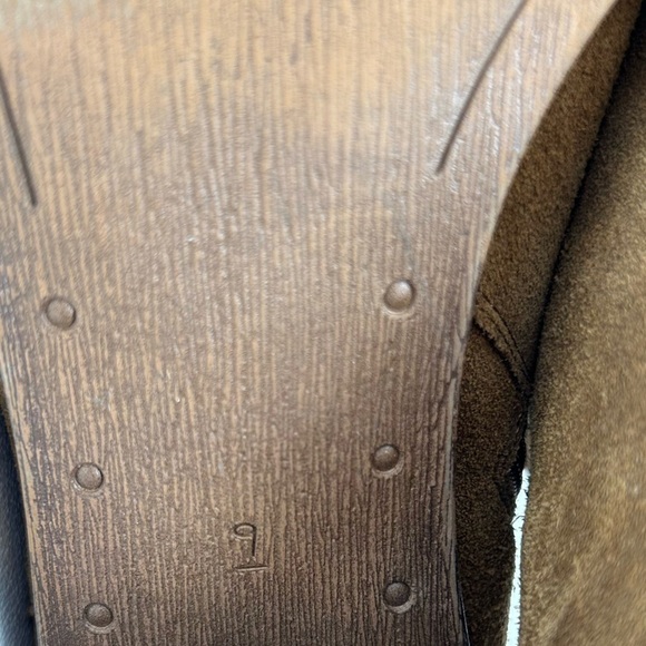 Sam Edelman Lynne Women's Suede Booties Size 9 Brown Block Heel Boots - Picture 11 of 12